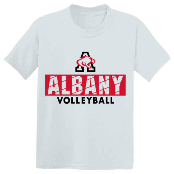 Albany Volleyball White Youth PosiCharge Competitor Tee Thumbnail