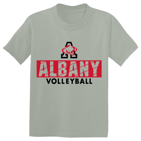 Albany Volleyball Grey Youth PosiCharge Competitor Tee Thumbnail
